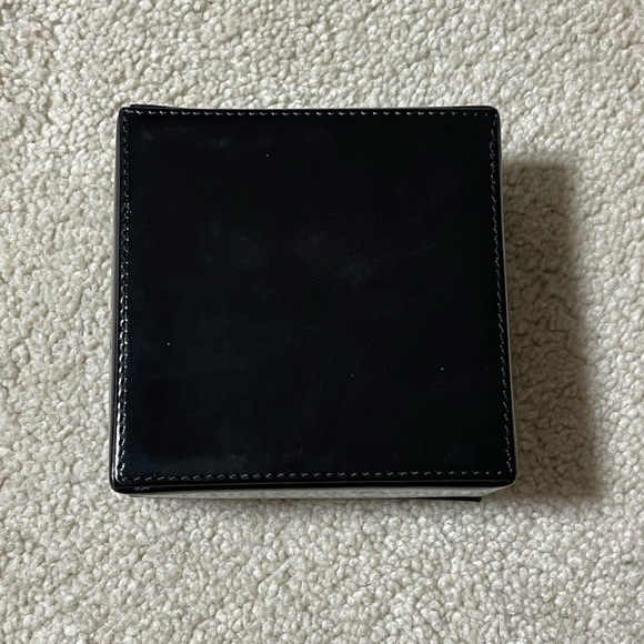 Moschino Vintage Leather Coin Pouch - Black Wallet - Picture 2 of 9